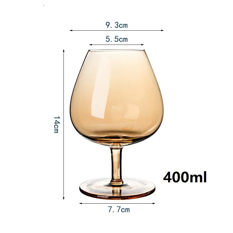 Cristal âmbar vinho tinto vidro Decanter, Borgonha Borgonha Borgonha Cálice, Taça De Degustação De Barriga Grande, Bar e Casa, Festa De Casamento, Copos