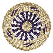 Seagrass Woven Wall Basket para Decoração de Casa, Natural Boho Fruit Bowl, Rattan Pendurado, Ornamentos Decorativos, Sala Artesanato