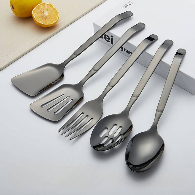 Jogo Utensílios Colors em Inox 2 ou 5 Pcs