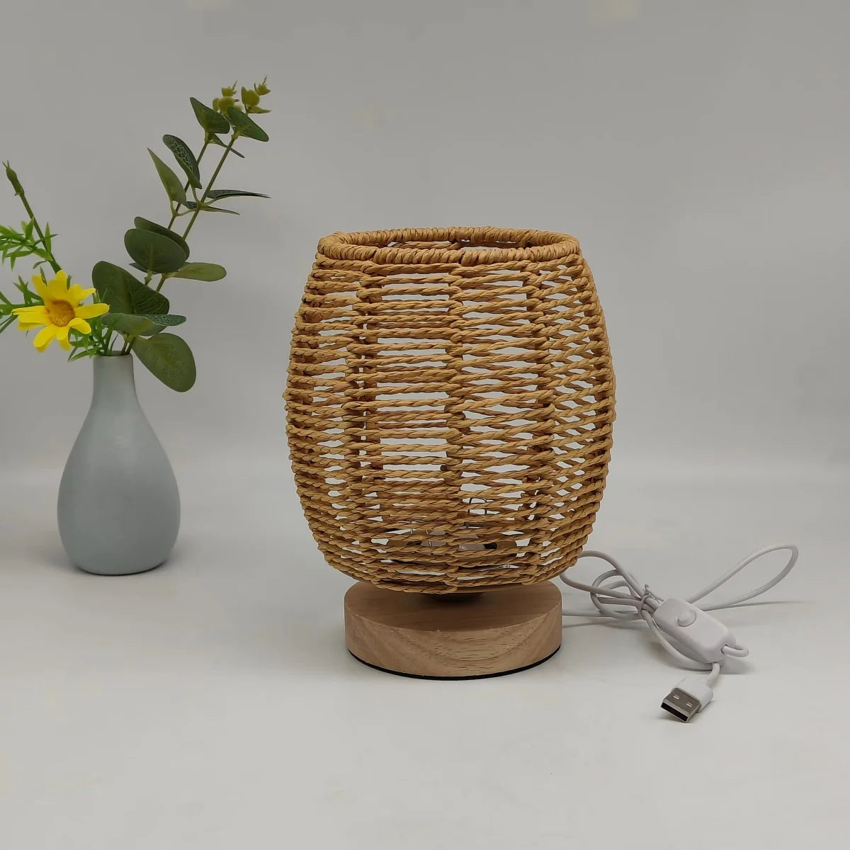 Candeeiro Led de Mesa Artesanal