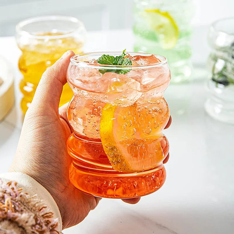 Copo Sanfonado de Vidro 350ml