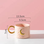 Canecas de Cerâmica Lua e Sol - Individual