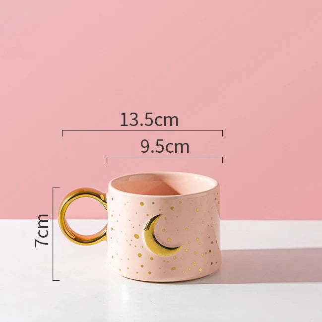 Canecas de Cerâmica Lua e Sol - Individual