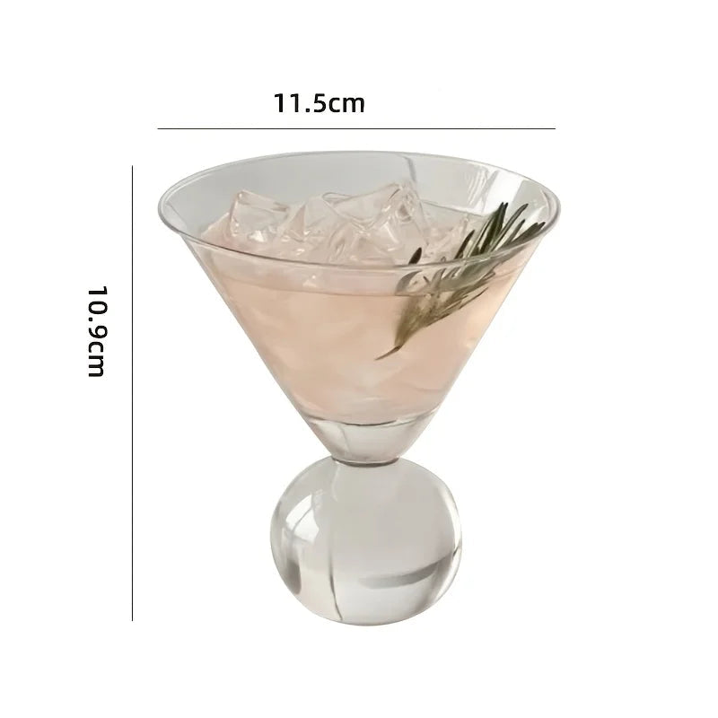 Taça de Vidro para Martini 260ml - Design Clássico e Sofisticado