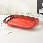 Linha Louças em Porcelana Vermelha