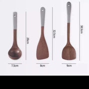 Utensílios em Madeira Teca Individual e kit 3 ou 4pcs