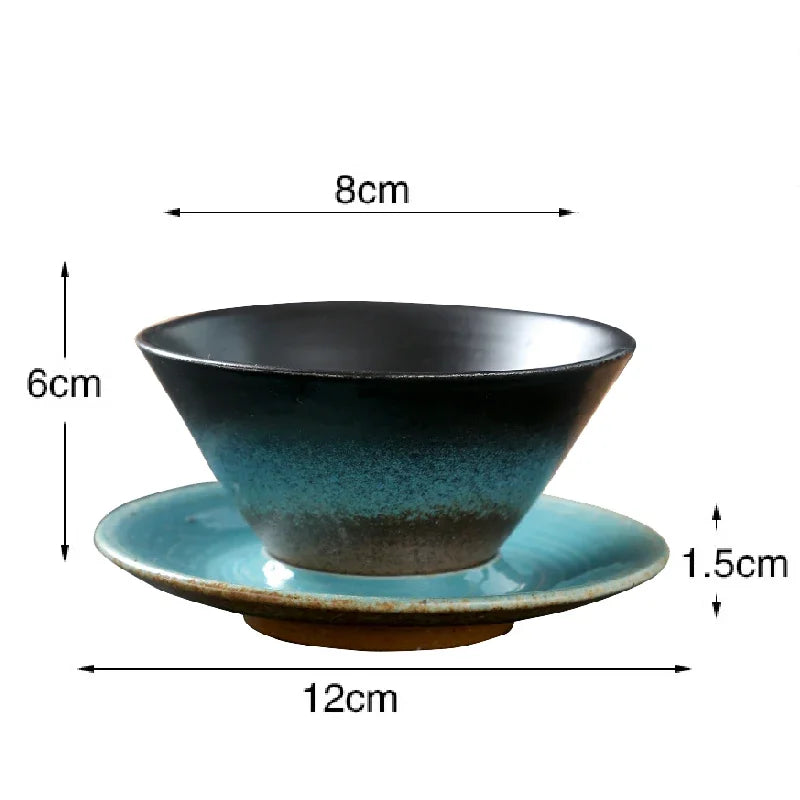 Copo Cone com Base em Cerâmica - 180ml