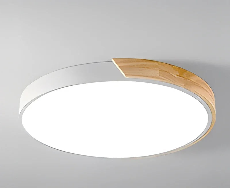 Luz de teto circular LED, Minimalista Macaron Design, Home Light, Living Room, Bedroom and Study, Iluminação decorativa