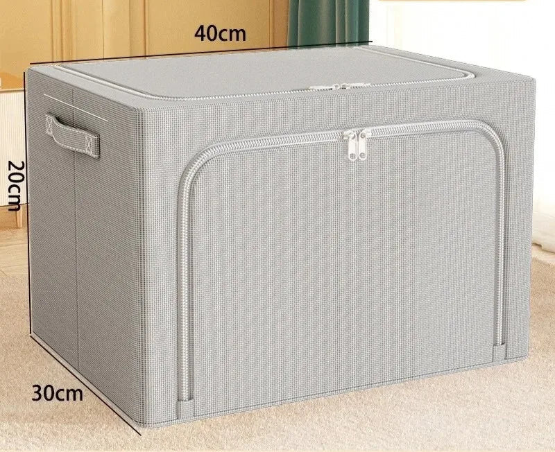 Caixa Organizadora Dobrável em Tecido Premium