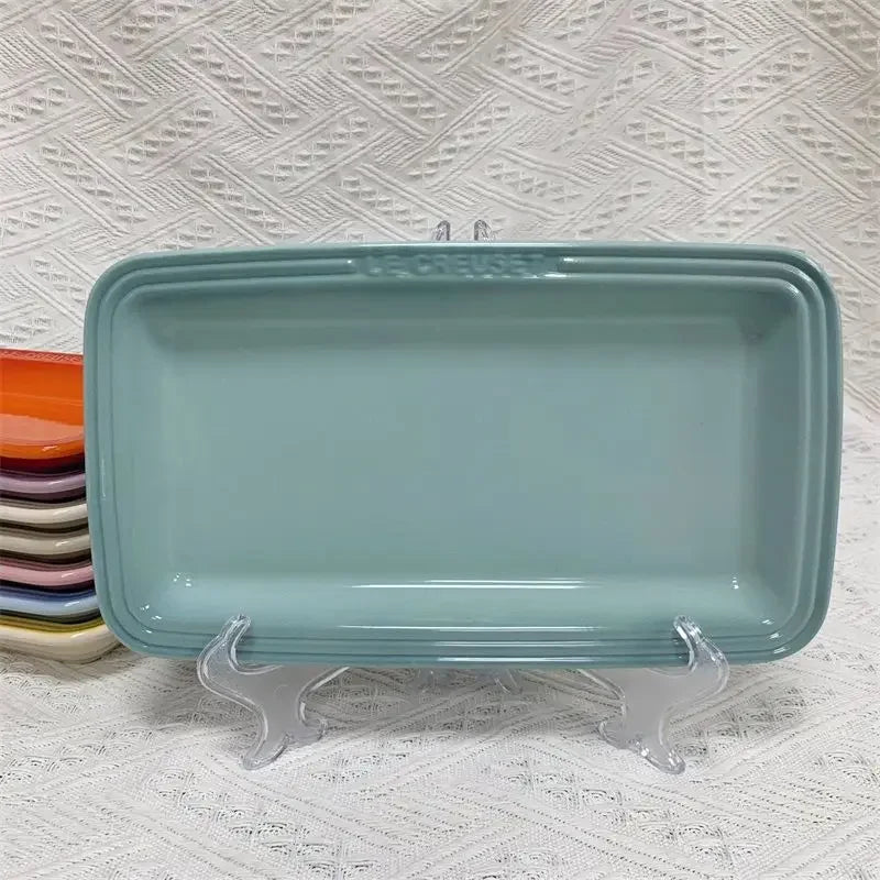 Bandeja Retangular em Porcelana