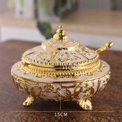 Açucareiro Gold em Metal