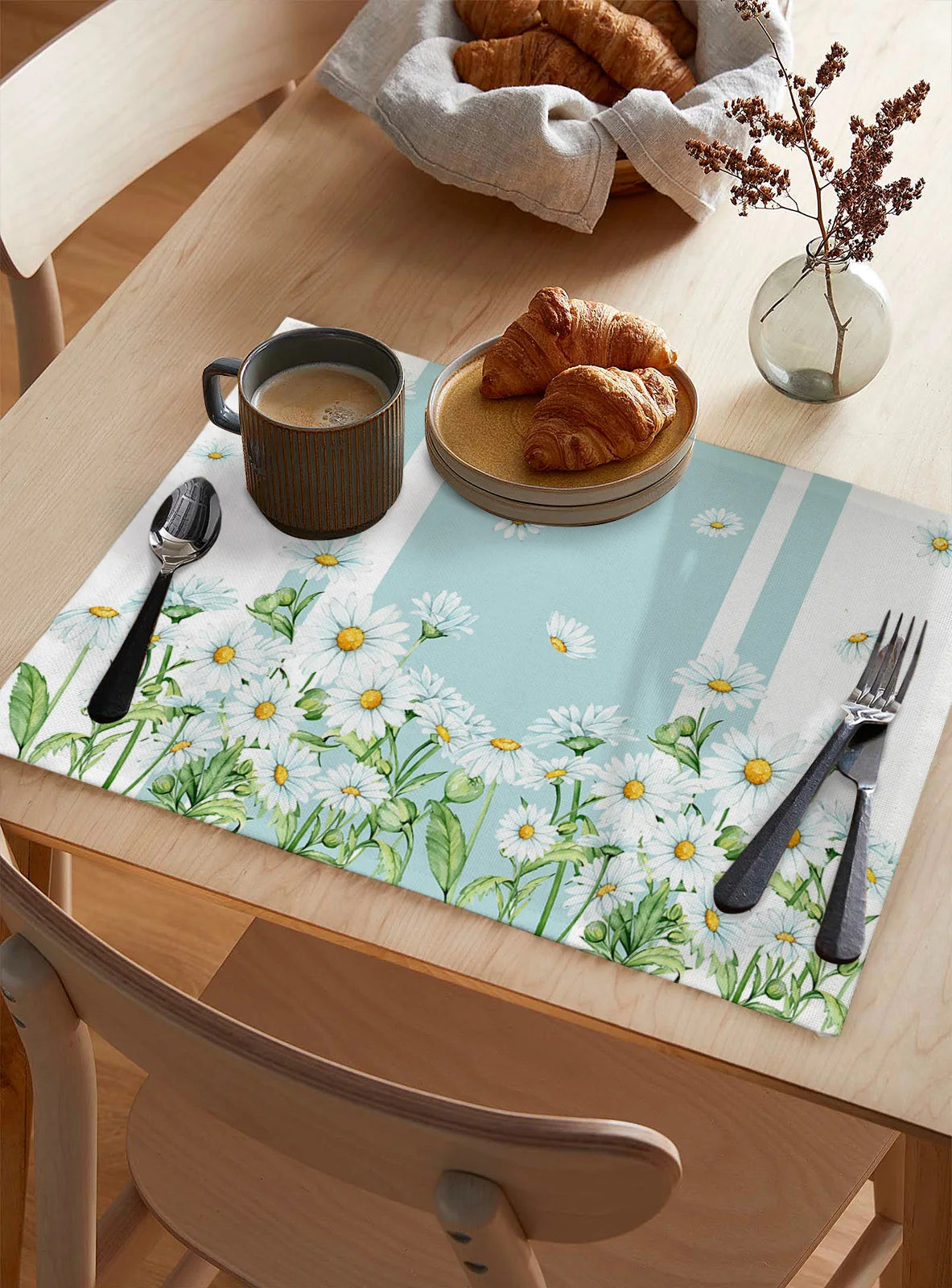 Jogo Sousplat Descanso para Prato Margarida 4 ou 6 pcs