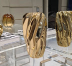 Vaso Gold em Cerâmica