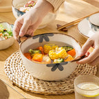 Tigela de Sopa com Alças Duplas 1500ml Cerâmica