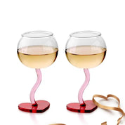 Taças Love de Vidro Individual ou 2 Pcs