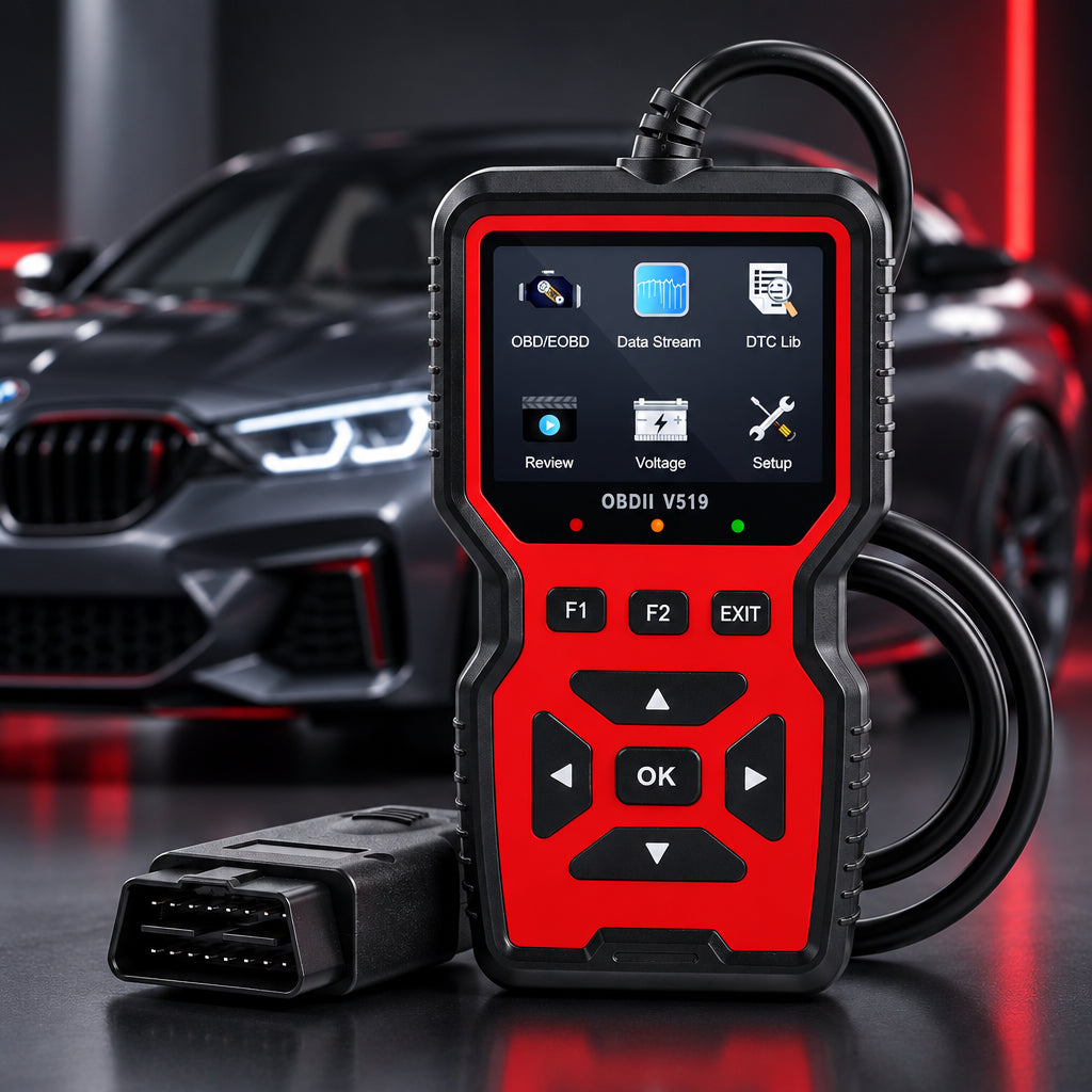 Scanner Automotivo OBD2 V519 Pro para Diagnóstico Profissional e Apagar Luz da Injeção