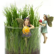 Conjunto Esculturas Fada para Vaso - 5pcs