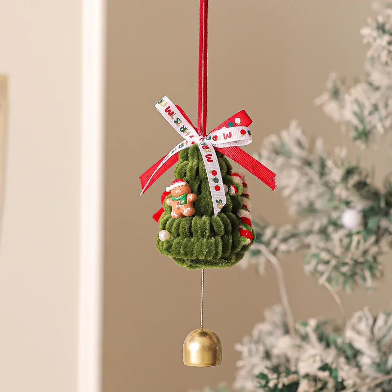 2025 amazon venda quente guirlanda de natal cena decoração pingente de carro decoração de árvore de natal pingente de porta de ano novo