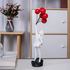 Adorno A Menina e os Balões Voadores