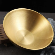 Tigela Gold em Inox - 5 Tamanhos