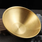 Tigela Gold em Inox - 5 Tamanhos