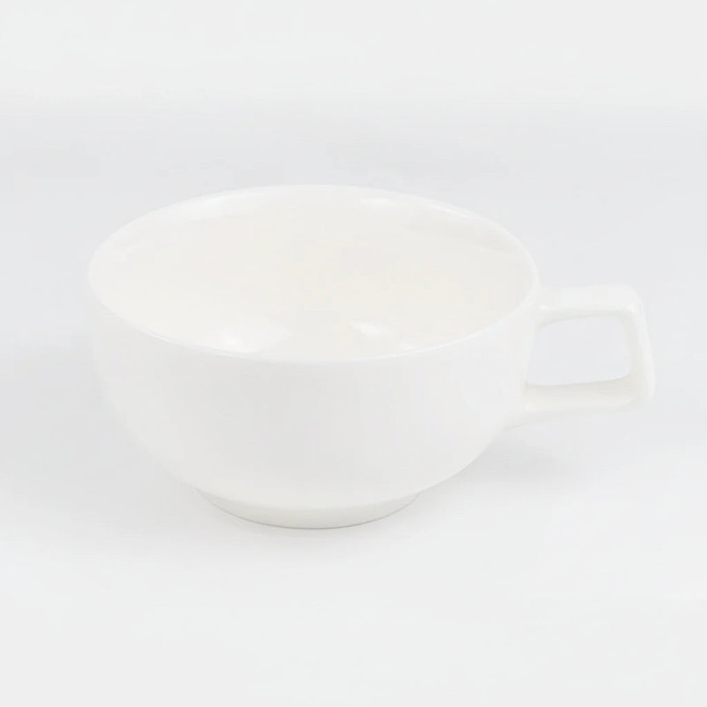 Xícara de Cappuccino em Cerâmica com Relevo Artesanal - 240ml