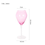 Taça de Cristal Rosé para Vinho e Champagne