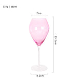 Taça de Cristal Rosé para Vinho e Champagne