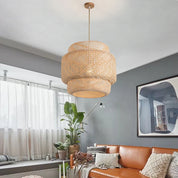 Lustre de Bambu Artesanal - Elegância Natural