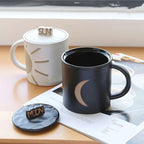 Canecas Lua e Sol 380ml Cerâmica - Individual