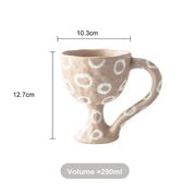 Caneca Pintura Abstrata em Cerâmica - 290ml
