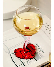 Taças Love de Vidro Individual ou 2 Pcs
