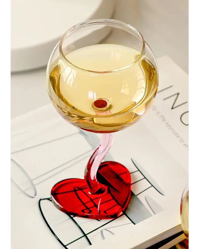 Taças Love de Vidro Individual ou 2 Pcs