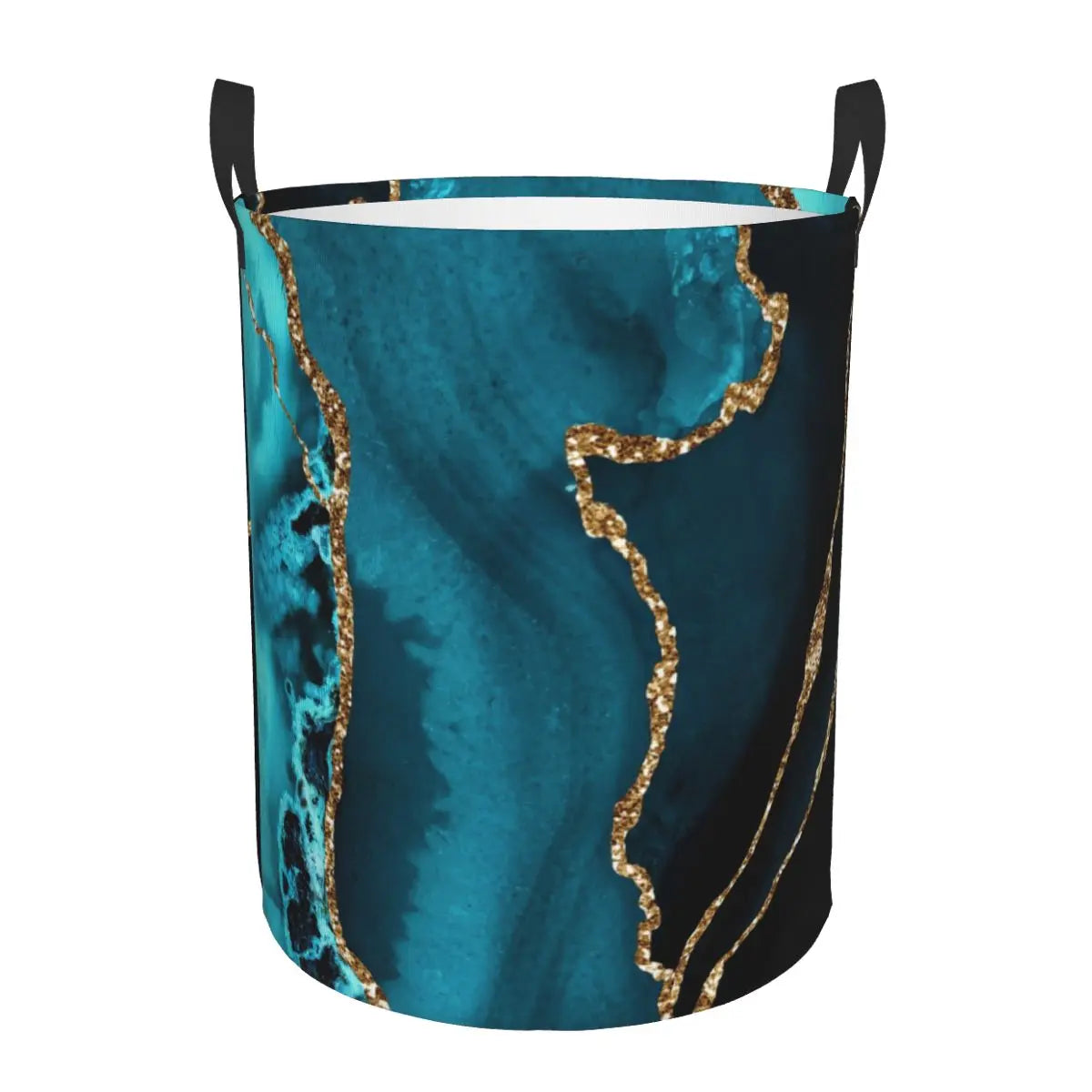 Cesto Dobrável de Roupa Glamour Colorido