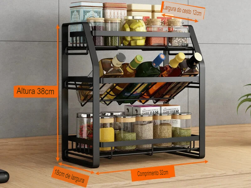 Organizador Multifuncional para Cozinha