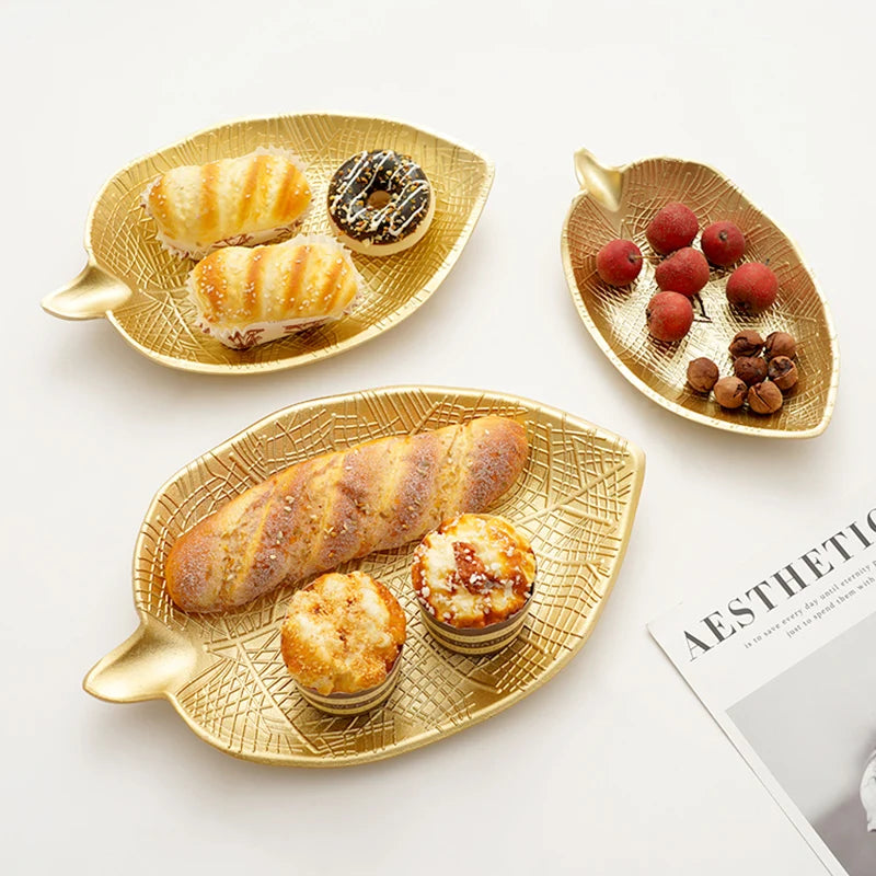 Bandeja Decorativa Gold para Alimentos
