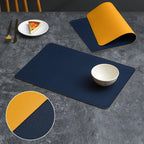 Jogo de Sousplats 4 Peças Antiderrapantes e Térmicos para Mesa Posta