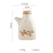 Garrafa Vintage de Cerâmica para Temperos - 350ml