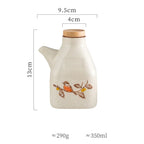 Garrafa Vintage de Cerâmica para Temperos - 350ml