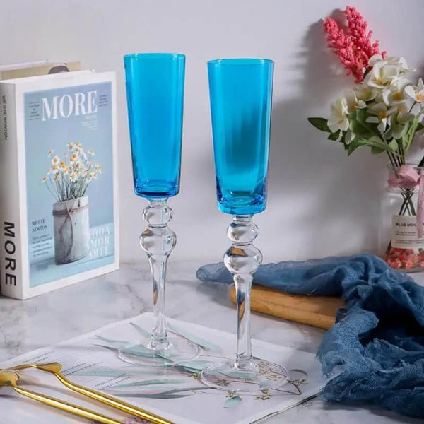 Taça de Cristal Colorida Vintage - 220ml