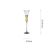 Taça de Cristal para Champanhe 120ml - Design Exclusivo