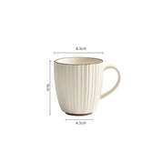 Caneca Cerâmica Canelada - 280ml