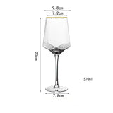 Taças e Copos de Cristal Bordas Dourada - Individual ou 2pcs