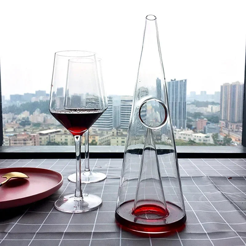 Decanter Pirâmide de Vidro