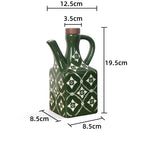 Jarro de Armazenamento Cerâmico Elegante para Cozinha