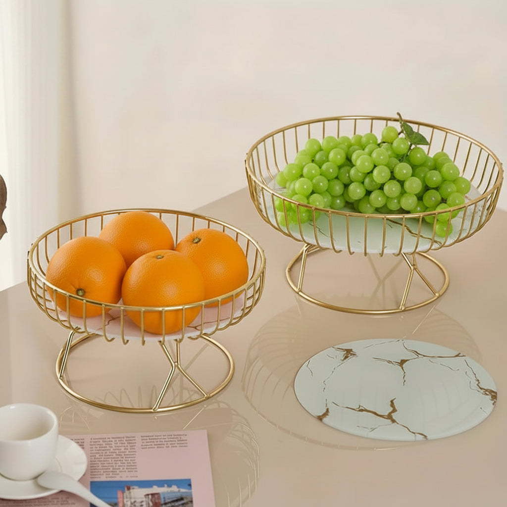 Fruteira Decorativa de Luxo para Mesa