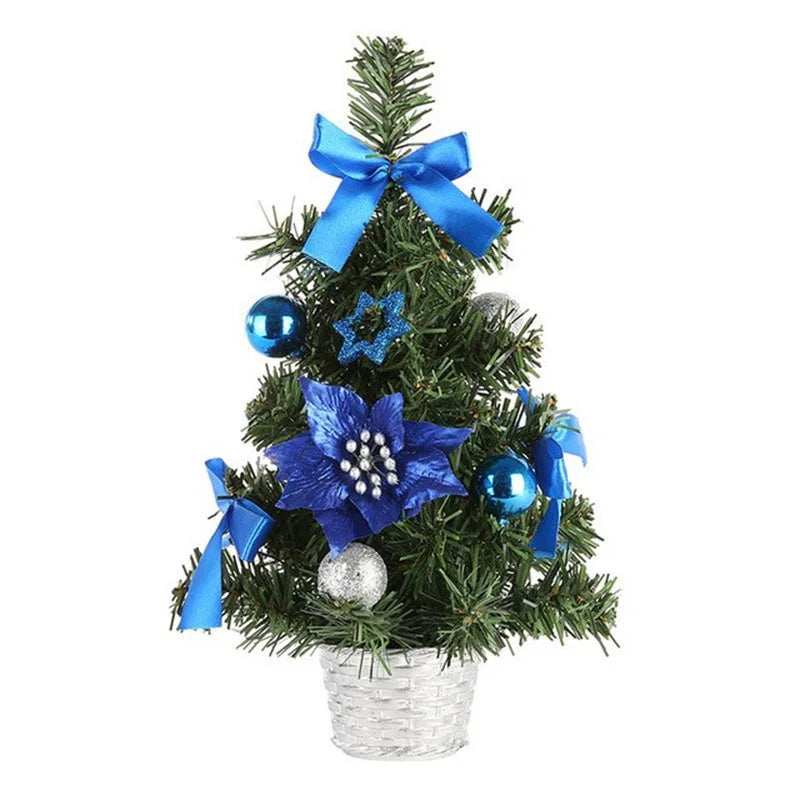 20/30/40cm árvore de natal casa quarto decorações de festa artificial árvore de natal crianças diy artesanato 2025 presente de ano novo