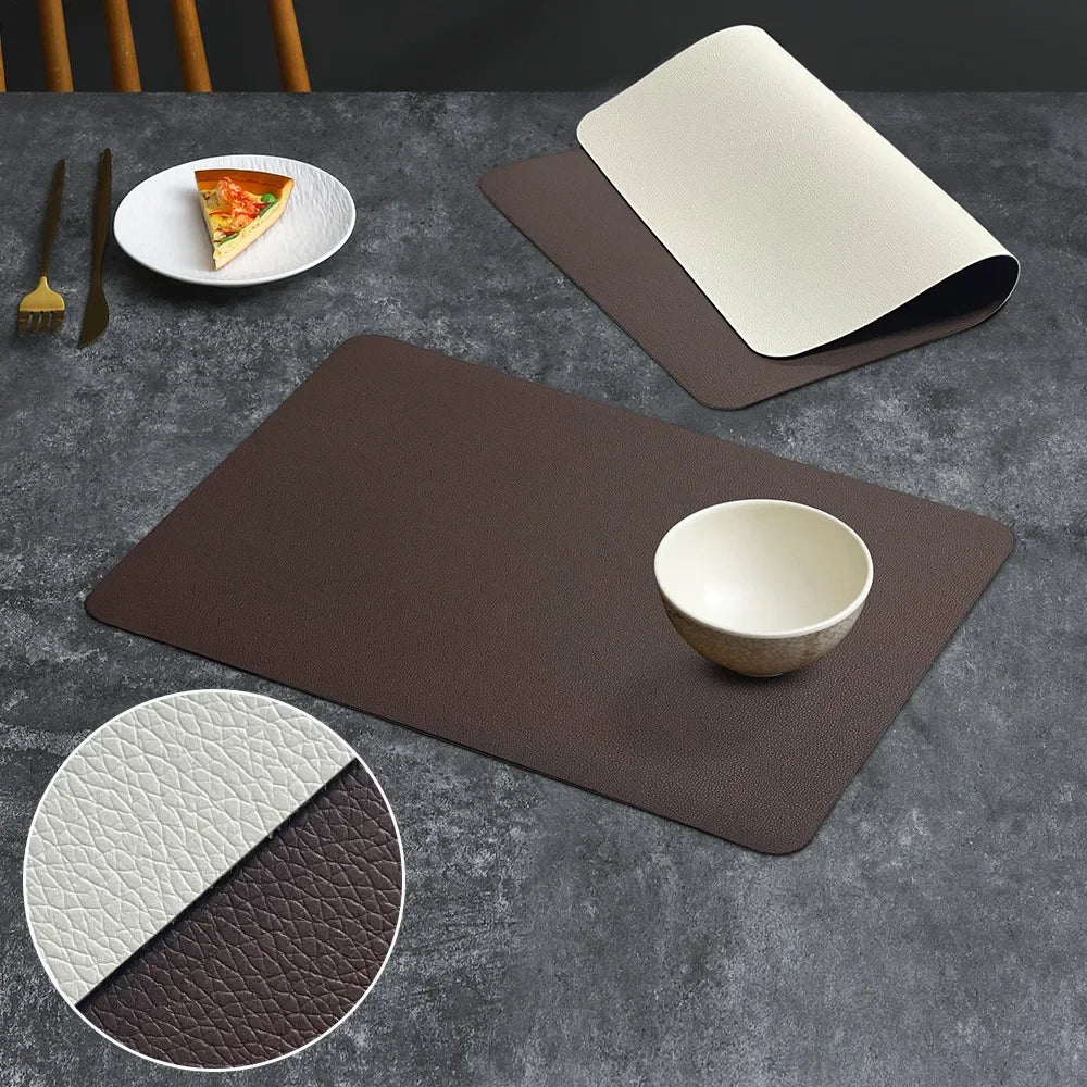 Jogo de Sousplats 4 Peças Antiderrapantes e Térmicos para Mesa Posta