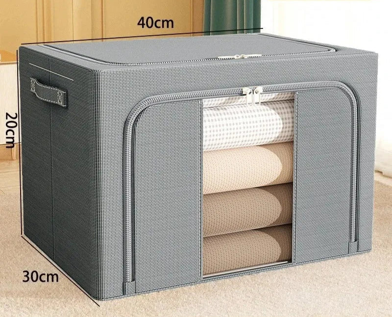 Caixa Organizadora Dobrável em Tecido Premium