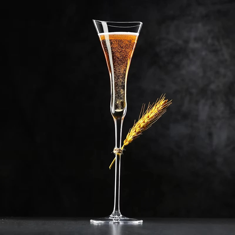 Taça de Cristal para Champanhe 120ml - Design Exclusivo